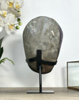 Premium Qualuty Amethyst Geode with Handmade Metallic Stand - MWS2437