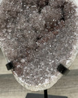 Smoky Quartz Geode on Metal Stand - MWS2858