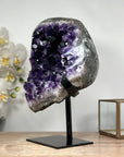 Natural Large Amethyst Geode with Large & Shinny Crystals - MWS1842