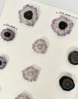 Genuine Amethyst & Agate Stalactite Slices Flat - Perfect for Crafting Unique Jewelry - STS0062