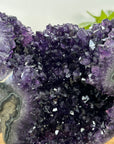 Natural Amethyst Specimen on Metal Stand from Uruguay - MWS3070