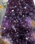 Amethyst Crystal Cluster with Orange Tone Jasper Matrix - CBP1162