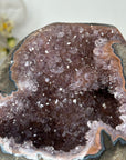 Stunning Rainbow Amethyst Crystal Geode - MWS1877