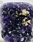 Natural Amehyst Cluster Geode with Calcite Inclusion - MWS2056