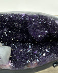 Outstanding Natural Amethyst & Agate Geode with Calcite Crystal - MWS2375