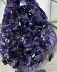 Amethyst Crystal Cluster with Deep Purple on Stand - MWS2941