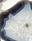 Large Natural Blue Banded Agate Slice - SLC0022