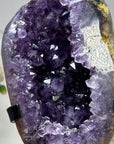 Beautiful Natural Amethyst Geode, Handpolished Piece - MWS1423