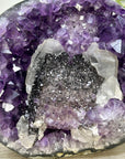 Natural Amethyst Cluster with Collection Grade Calcite Formation - CBP1424