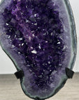 Natural Uruguayan Amethyst Geode with Green Jasper Shell - MWS3030