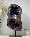 Unique Piece, Natural Amethyst & Agate Geode Specimen - MWS1508