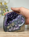 Deep Purple Natural Amethyst Cathedral Geode - CBP1087