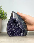 Amethyst & Agate Stone Flame Carving - FST0160