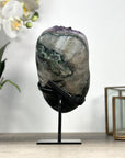 Natural Amethyst Crystal Cluster with Large & Shinny Crystals - MWS2177