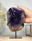 Top Quality Natural Amethyst Specimen with Jasper Shell - MWS1933