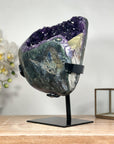 Natural Amethyst Geode with Large Calcite Formation - MWS1845