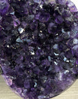 Deep Purple Natural Amethyst Geode with Stand - MWS2588