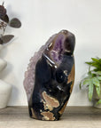 Uruguayan Sugar Amethyst & Agate Statement Piece for Home Decor - CBP1433