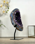 Top Grade Uruguayan Amethyst Geode with Agate Shell - MWS3019