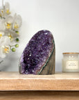 Natural Amethyst Cathedral with Stunning Jasper Shell - CBP1104