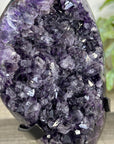 Large Natural Amethyst Specimen on Stand - MWS3275