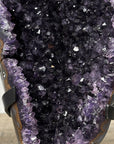 Premium Qualuty Amethyst Geode with Handmade Metallic Stand - MWS2437