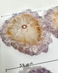 Amethyst Stalactite Slices Wholesale Flat - Ideal for Pendants - STS0070