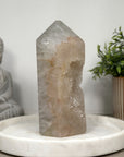 XXL huge Natural Yellow Quartz Stone Tower - STP0169