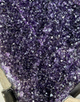 Huge XL Natural Amethyst Geode on Metal Stand - MWS3145