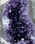 Top Amethyst & Quartz Natural Stone Geode - CBP0460