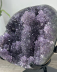 Deep Purple Amethyst Geode on Elegant Stand - MWS2765
