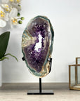 Stunning Natural Amethyst & Green Jasper Stone Portal - MWS2231