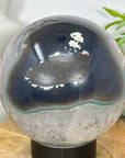 Huge Natural Amethyst & Agate Sphere Geode - SPH0169