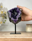 Uruguayan Aamethyst Geode, Deep Purple Specimen - MWS2057