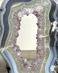 Large Amethyst & Blue Agate Crystal Portal