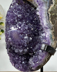 Natural Amethyst Geode with Beautiful Calcite Formation - MWS1350