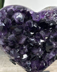 Deep Purple Natural Amethyst Stone Heart - HST0286