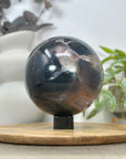 Large NaturalAmethyst & Agate Sphere Geode - SPH0166