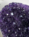 A Grade Amethyst Stone with Green Jasper Shell - MWS2219