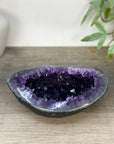 Natural Deep Purple Uruguayan Amethyst Geode - STGE0056