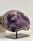 XXL Natural Amethyst Specimen with Stunning Calcite Crystals and Pink Shell - MWS0803