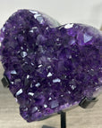 Top Grade Amethyst Stone Heart Carving - HST0306