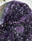 Natural Self Standing Amethyst with Green Jasper Matrix - CBP1118