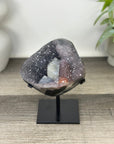 Natural Quartz Cluster with Calcite Formation - MWS3368