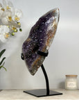 XXL Natural Amethyst Geode with Beautiful Hematite Inclusions - MWS1497