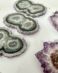 Unique Stalactite Slices Set - Natural Crystal for Handmade Jewelry - STS0077