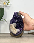 Top Quality Amethyst Cathedral with Calcite Crystal Formation - CBP1290