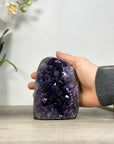 Self Standing Amethyst Cathedral - Deep Purple Crystals - CBP1214