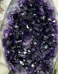 Natural Amethyst Crystal Specimen with Huge Deep purple Crystals - MWS3124