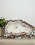 Polished Quartz Stone Slice for Home Decor - SLC0013